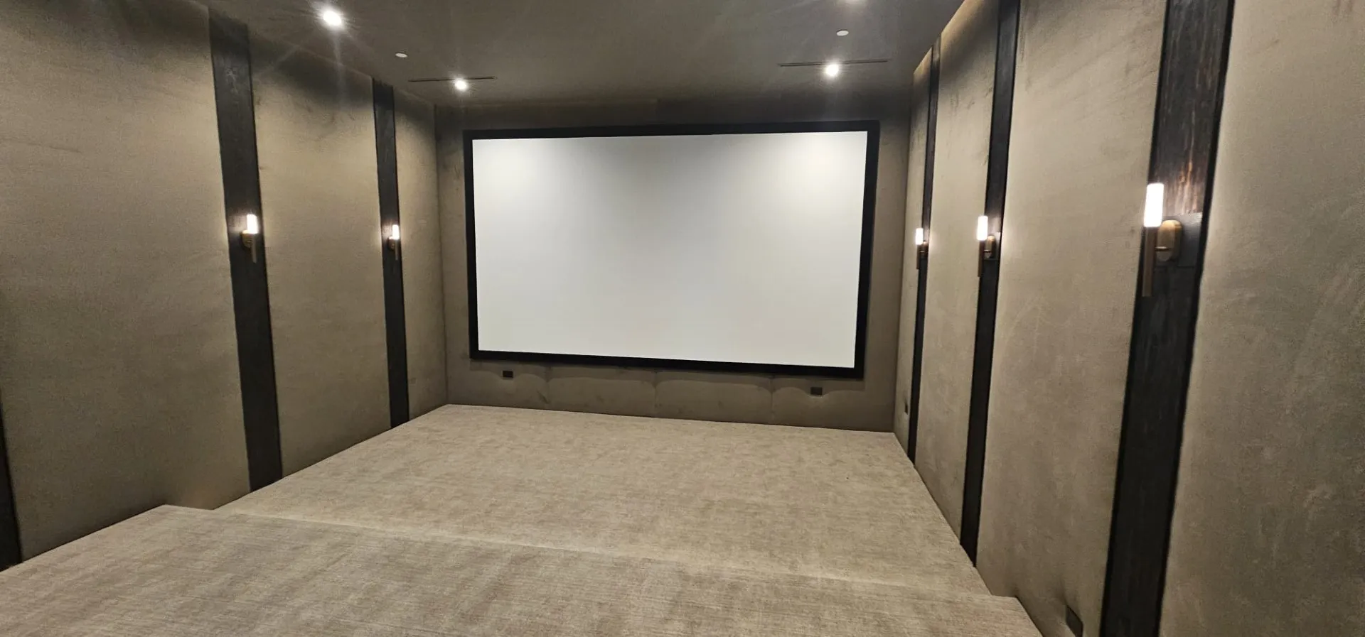 Home Theater Cinema & Media Rooms Front View 2